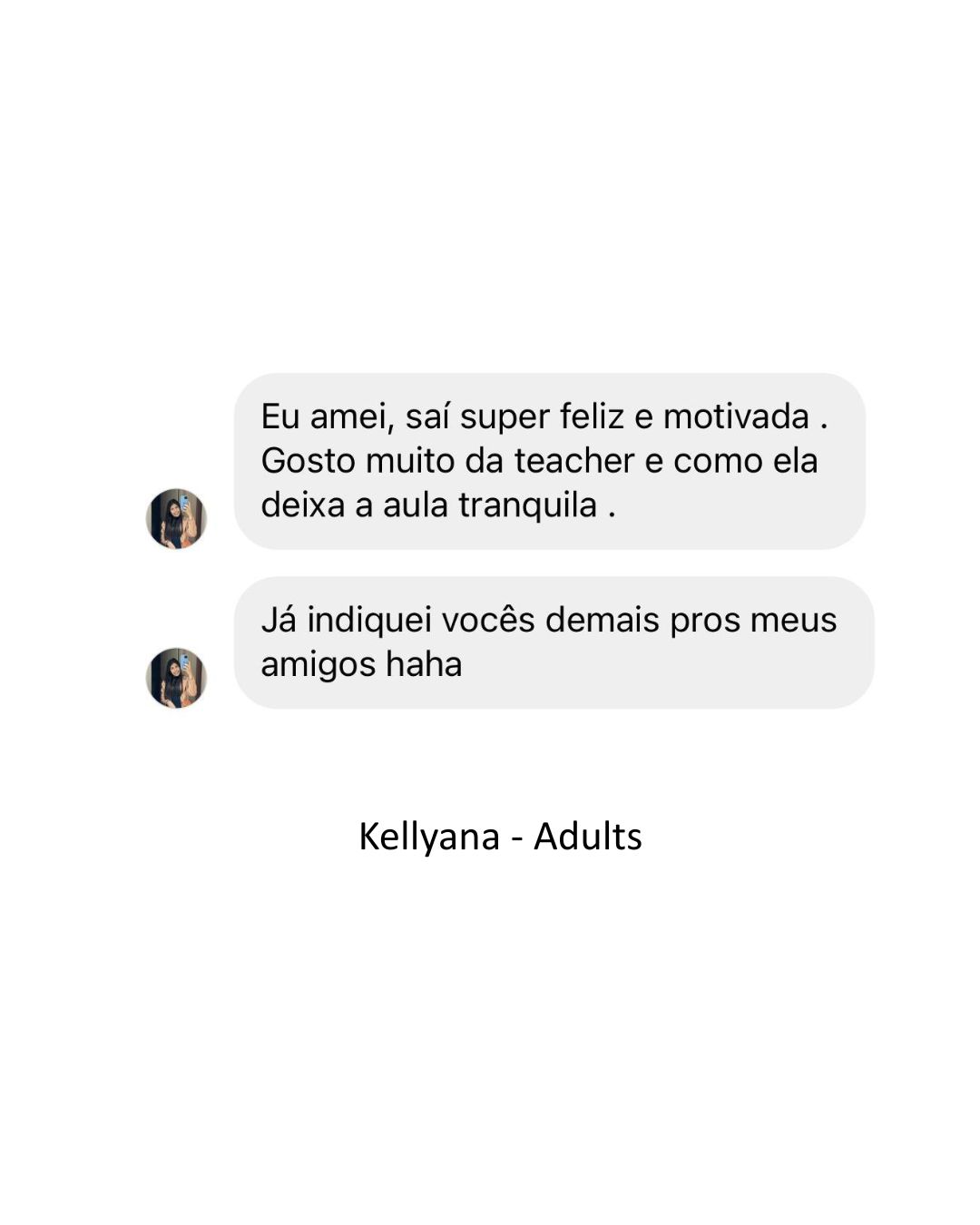 Depoimento Kellyana